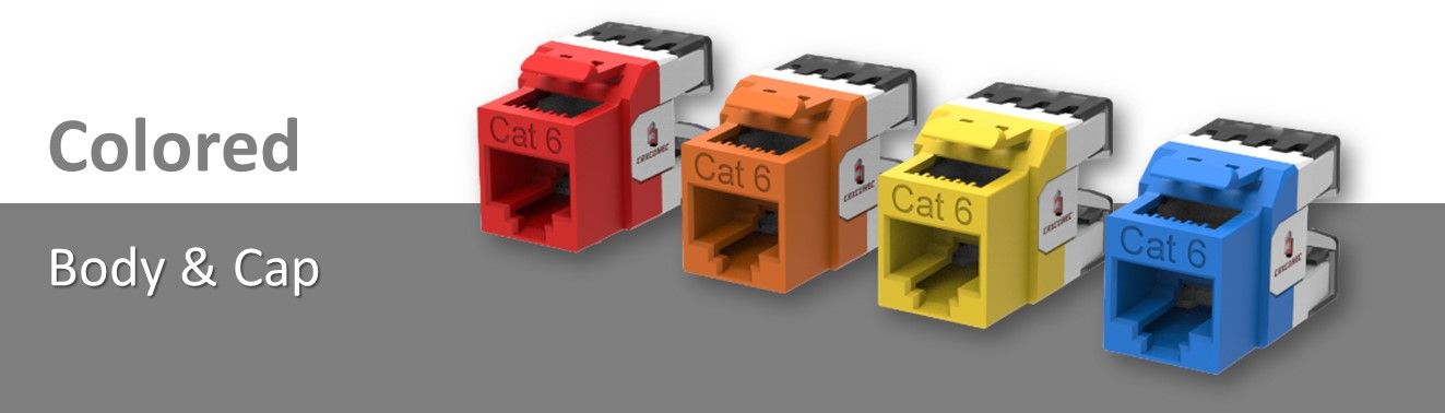 Розфарбуйте свій роз'єм Cat6 Keystone